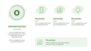 Customizable Free Hand-Sketch SWOT Analysis Template
