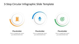 Engaging 3-Step Circular Infographic Template for Presentation