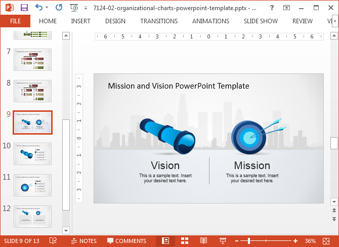 Merged PowerPoint files