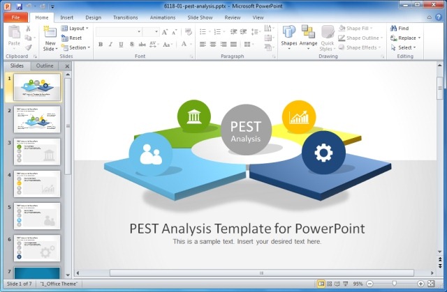 PEST Analysis PowerPoint Template