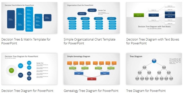 PowerPoint Tree Diagram Templates