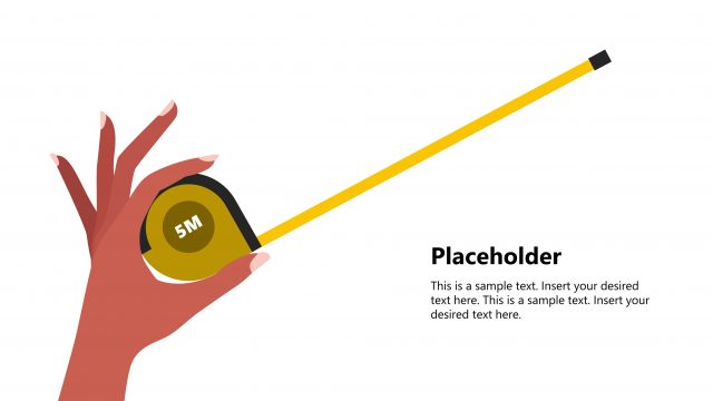 Long Nails Hand Angle Distance Meter PowerPoint Template