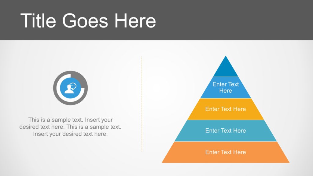 5 Level Pyramid Diagram PowerPoint - SlideModel