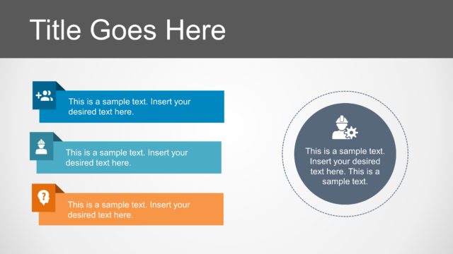 3 Steps Infograpic Layout PowerPoint