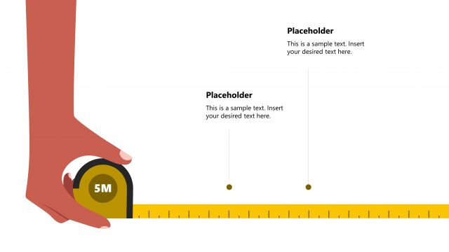 Distance Meter Timeline PowerPoint Shapes