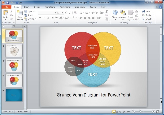 Venn Diagram Template For Powerpoint - Slidemodel