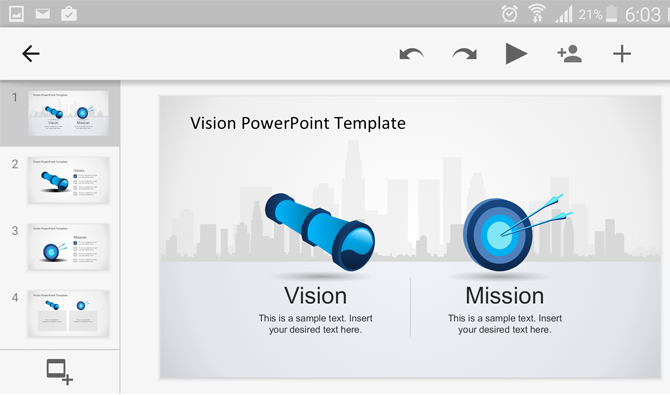 android powerpoint template