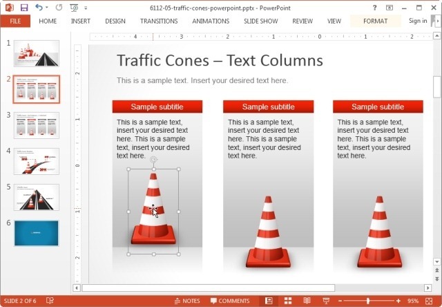 adjust image using powerpoint ruler