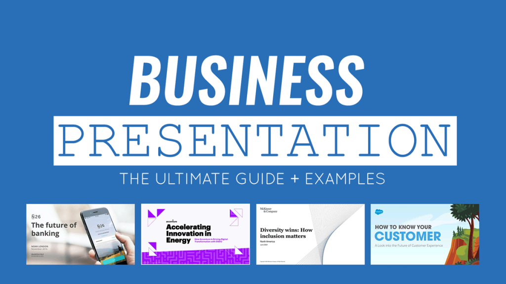 Business Presentation Ultimate Guide plus examples