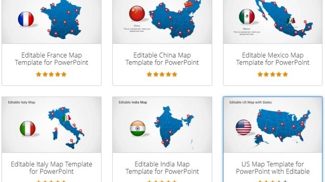 Download Editable PowerPoint Map for Your Country