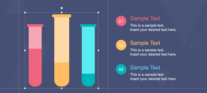 Test Tubes in PowerPoint