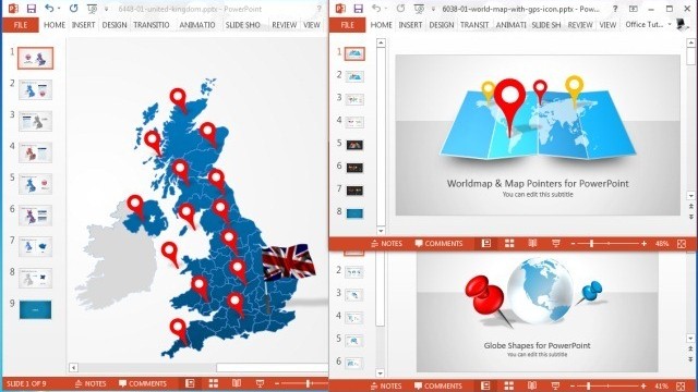 Make Sales Plans With Editable Territory Maps for PowerPoint