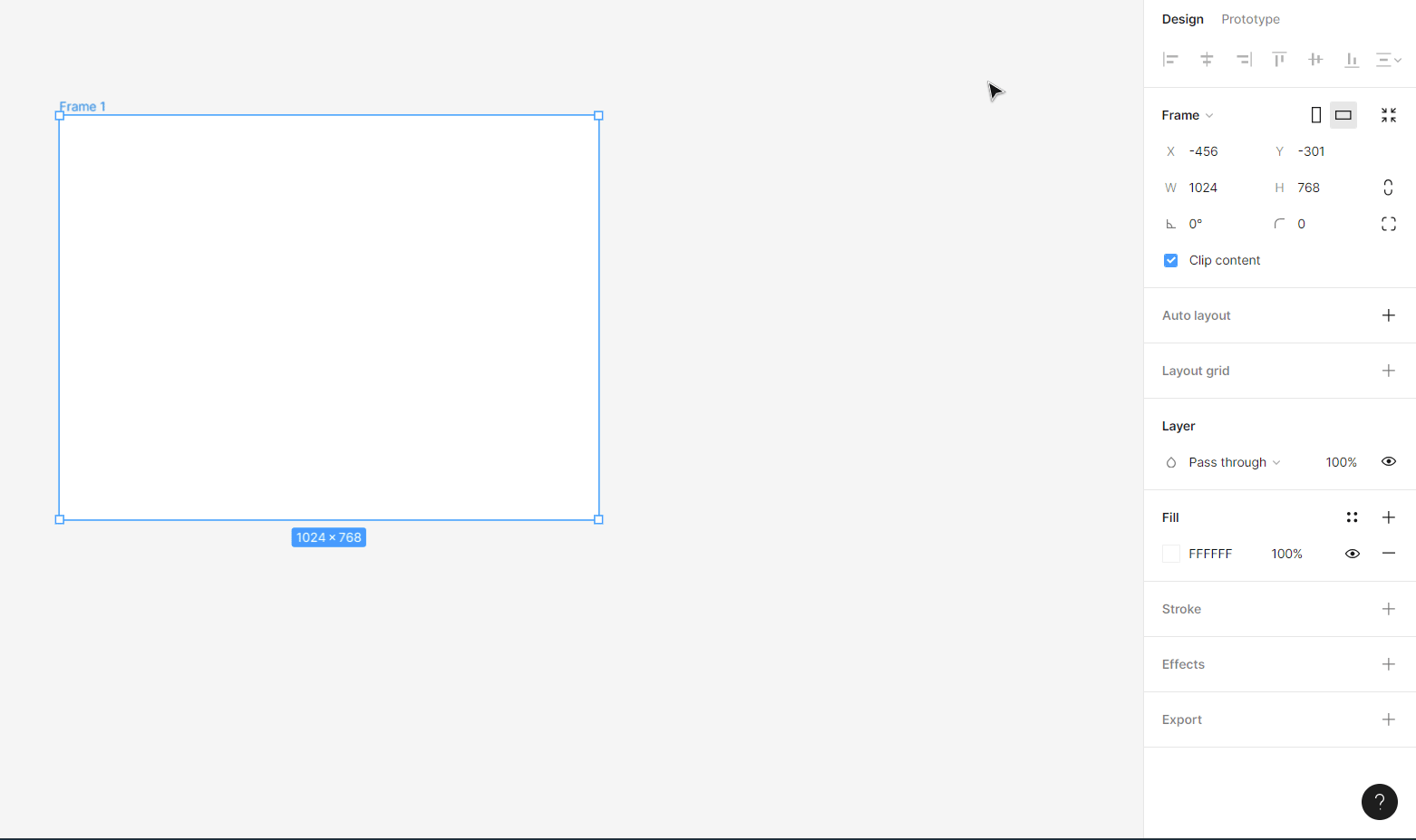 Resizing the Figma Frame to 16:9 Aspect Ratio