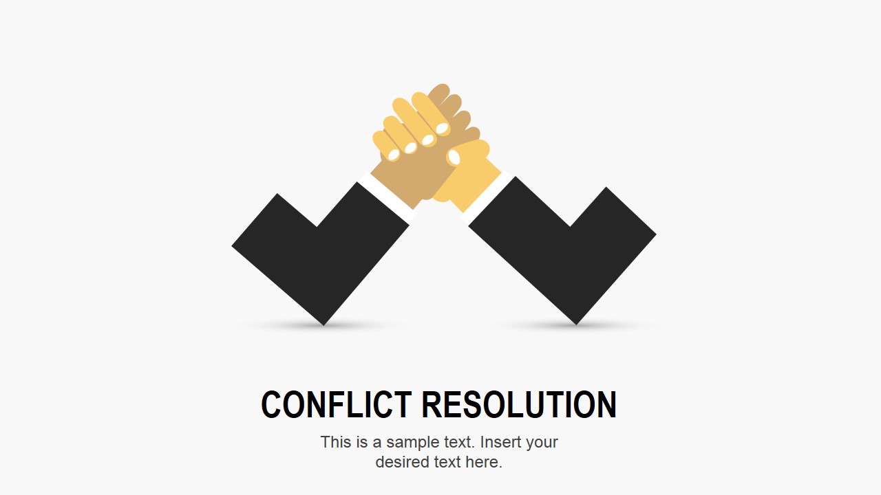 Flat Hands Conflict Resolution Slide