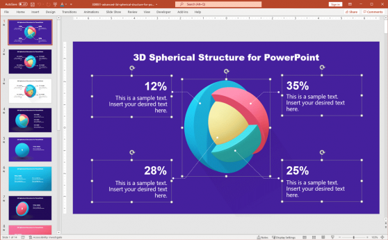3D Sphere PowerPoint Giveaway