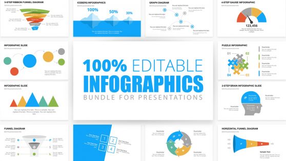 infographic powerpoint showing numbers