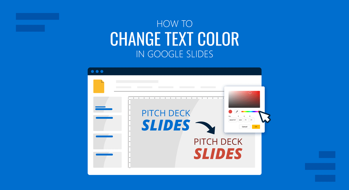 Cover for How to Change Text Color in Google Slides