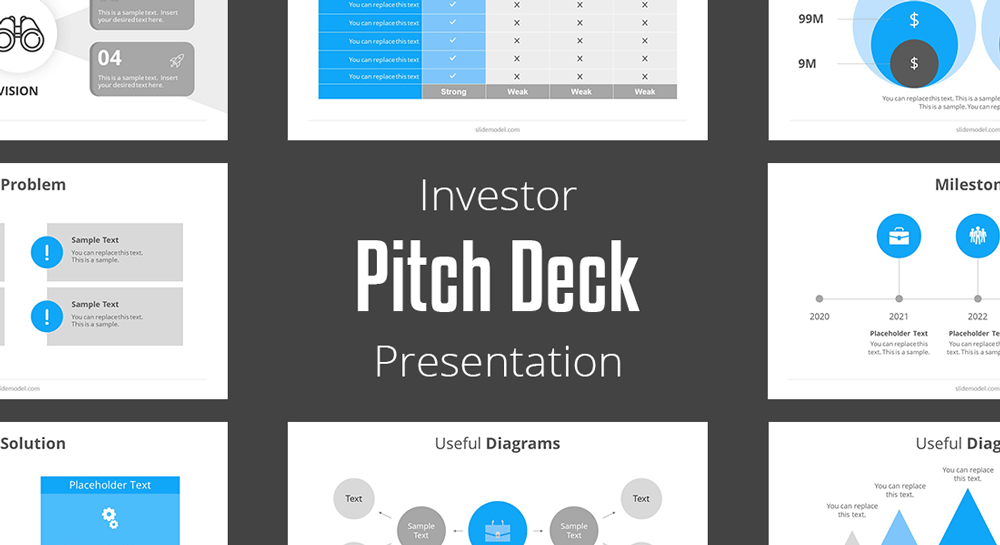 How to create investor pitch deck SlideModel