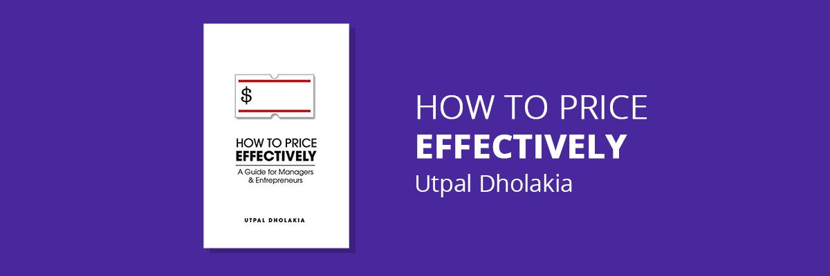 Book cover: How to Price Effectively by Utpal Dholakia