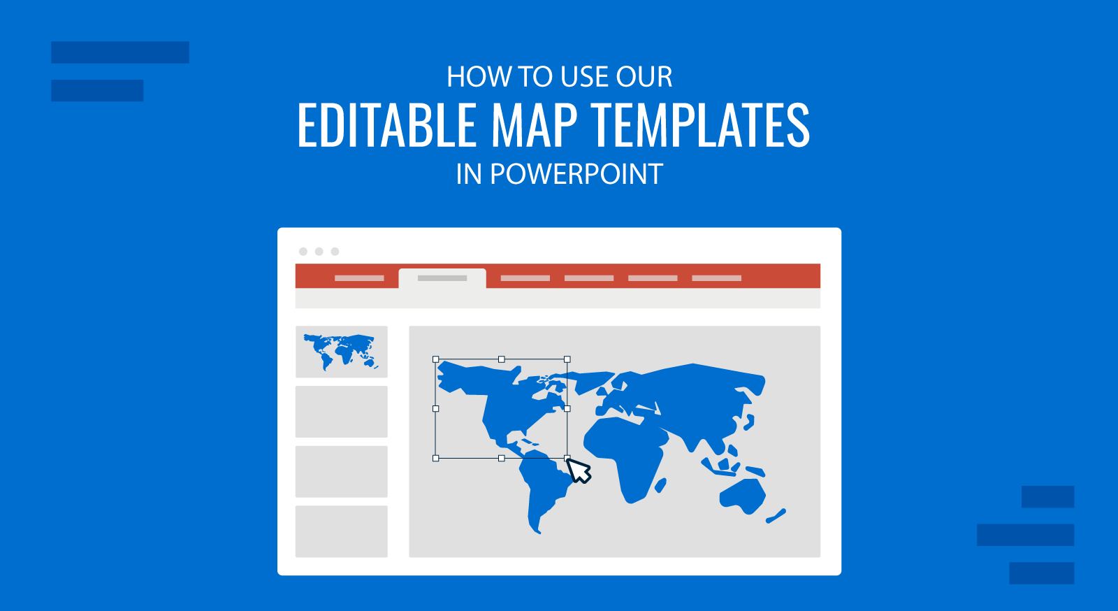 How to Use Editable Map Templates in PowerPoint Presentations
