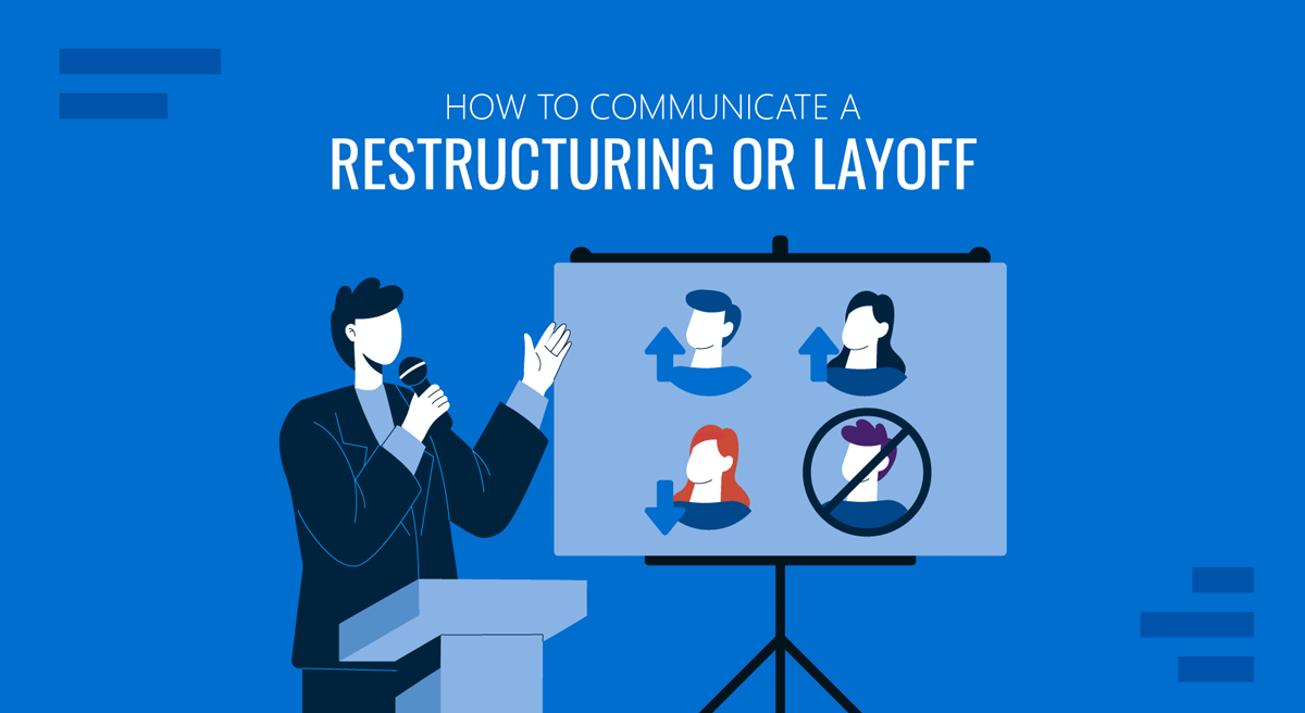 Cover for Layoff Presentation - How to Communicate a Company Restructuring