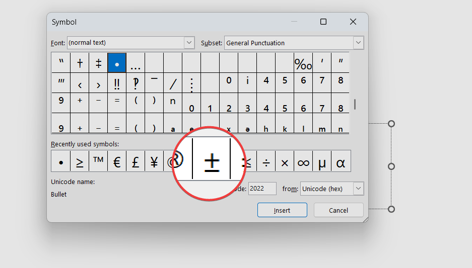 Plus And Minus Symbols