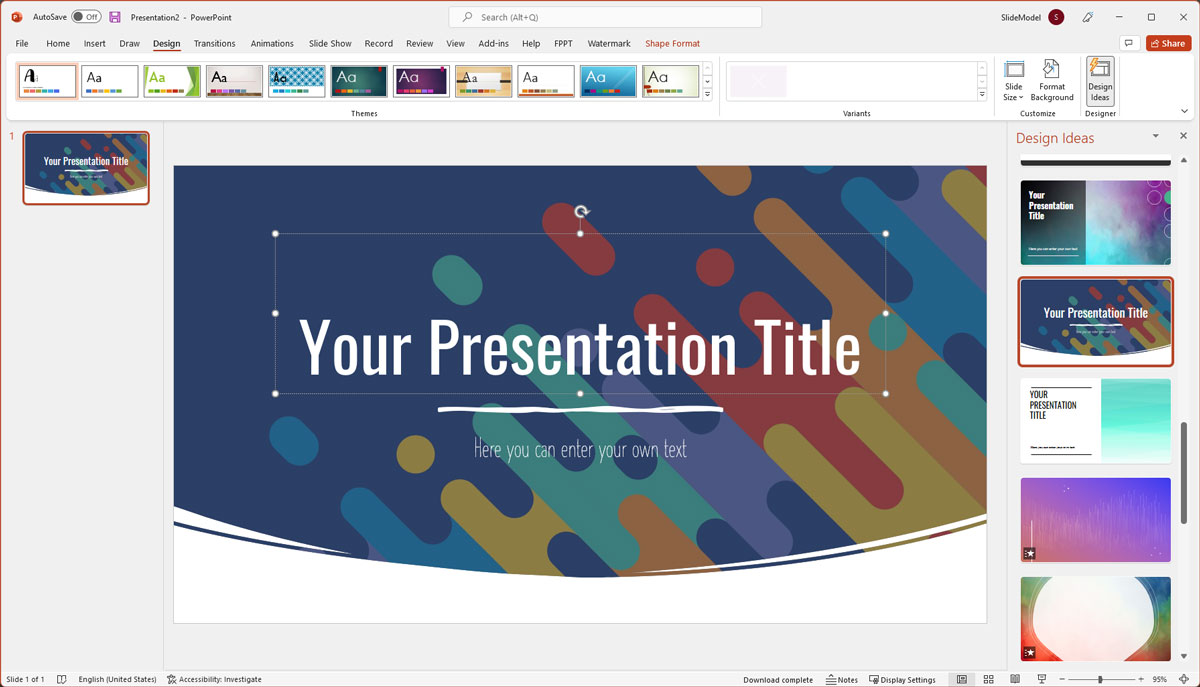 powerpoint presentation design inspiration