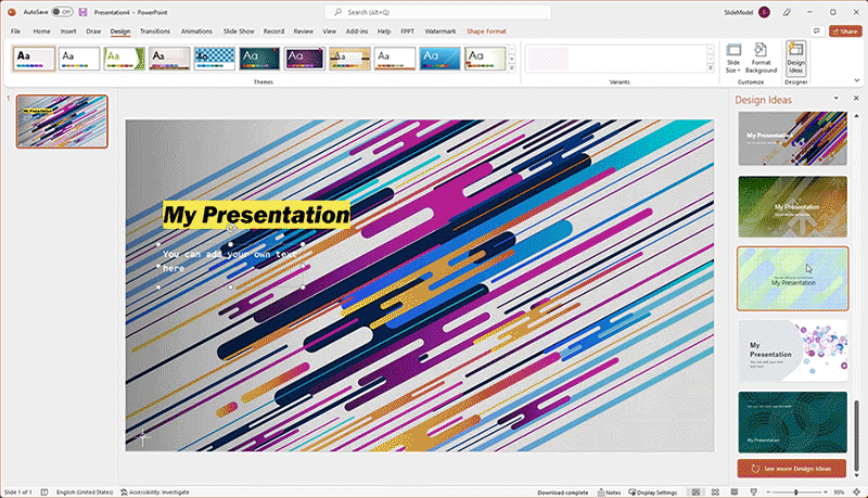 Powerpoint designer slides SlideModel
