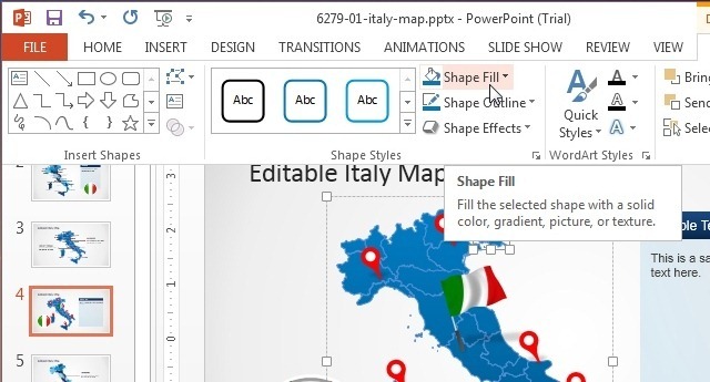 select map object