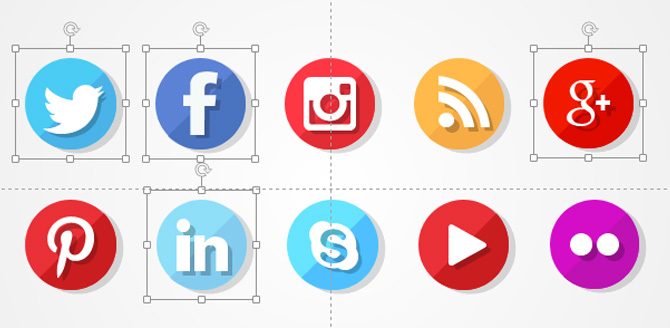 Social Networks PowerPoint Icons Tutorial