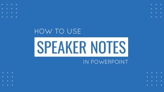 display speaker notes during powerpoint presentation