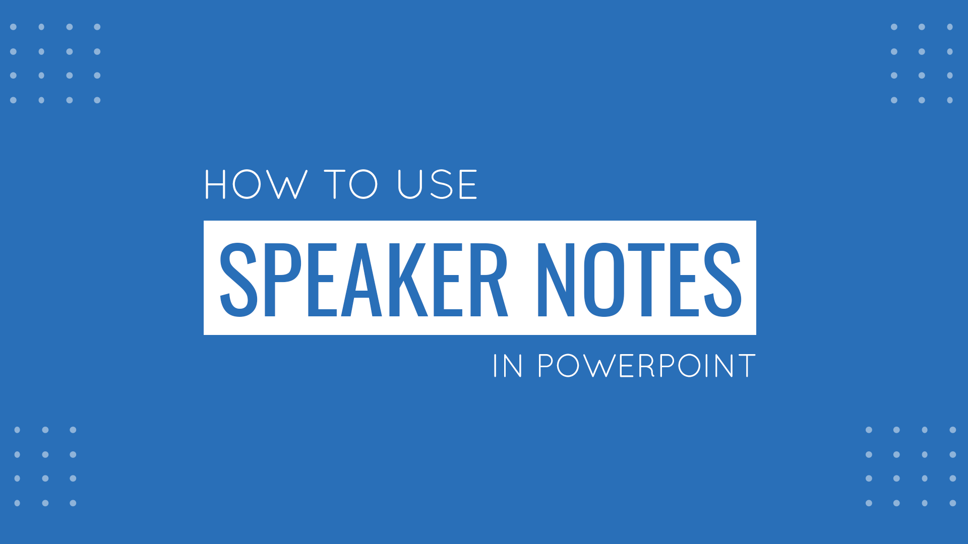 how to add speaking notes to ppt