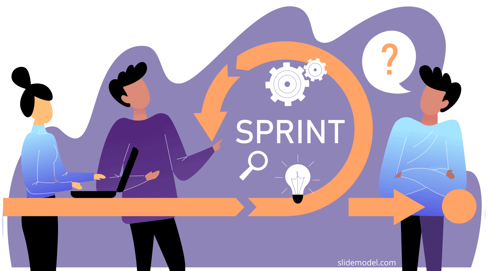 Sprint Retrospective Illustration