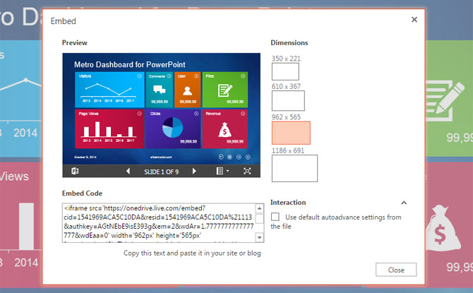 How to Upload and Embed PowerPoint Online using OneDrive